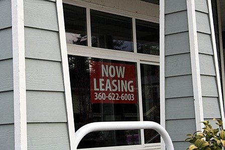 A vacant storefront in Eastsound.