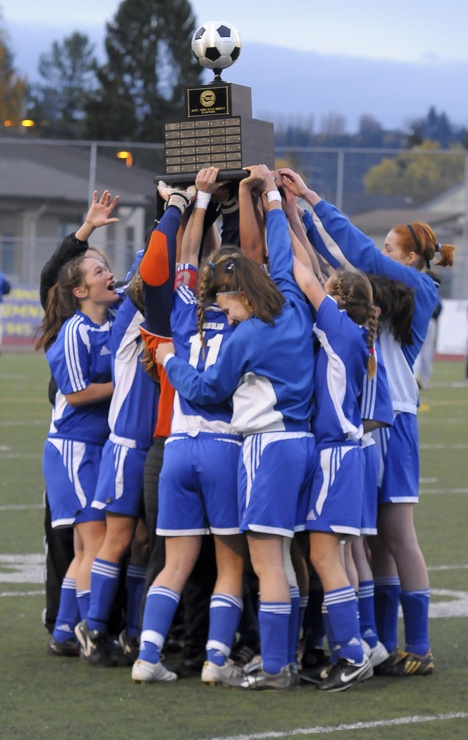 The 2009 1B/2B girls soccer State Champions