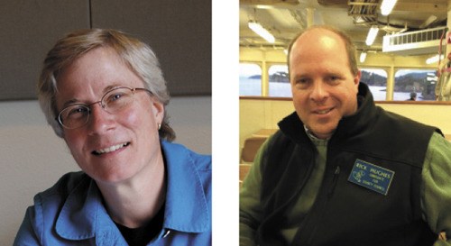 From left to right: Lisa Byers and Rick Hughes.