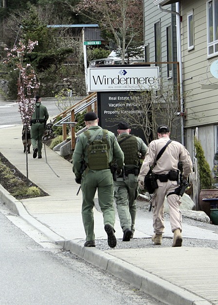 Whatcom County Police in Eastsound.