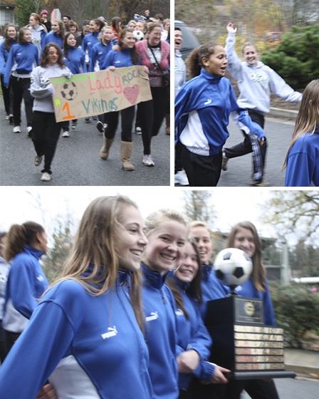 Some of the Lady Vikings