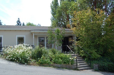 The Deer Harbor post office building.