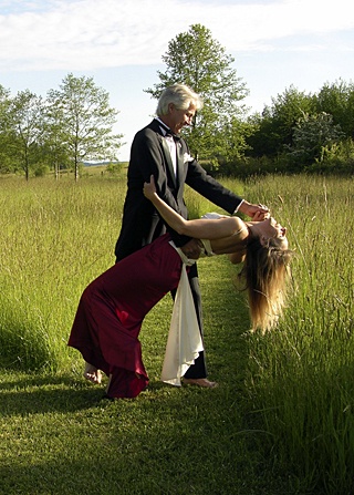 Gordon Koenig photoMichael Durland and Kat Fennel getting into the spirit for the Adult Prom on July 10.