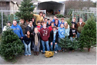 Proceeds from Christmas Trees on sale at Ace Hardware will be donated to the school athletic programs including soccer