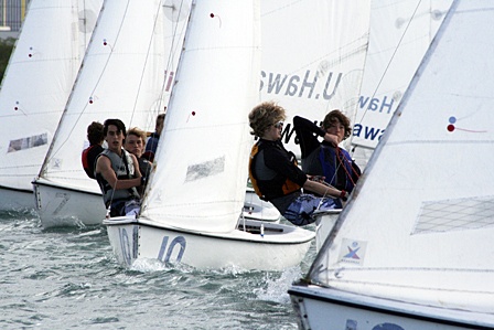 Crew members Jake White and Josh Inch on boat 10