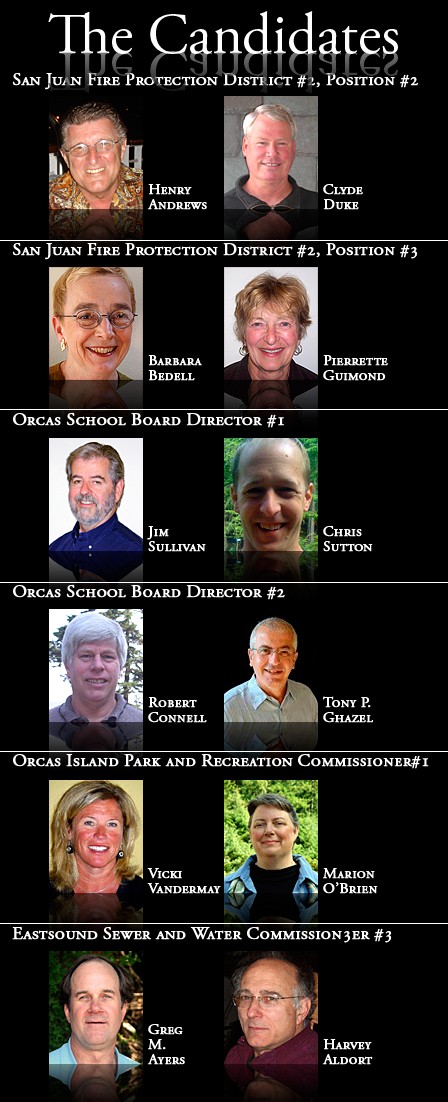 The opposing candidates.