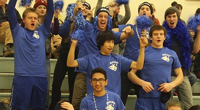 Vikings fans are passionate in their “Blue Crew” T-shirts.