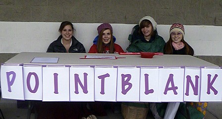 Point Blank members who handed out ribbons this year were (pictured above) from left to right: Jules