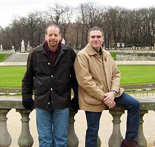Jeffri Coleman (l) and Michael Rivkin (r) after their weight loss.
