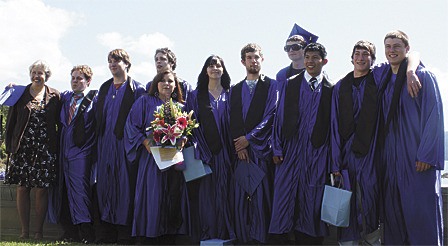 The 2010 OASIS graduates with teacher Marta Branch.