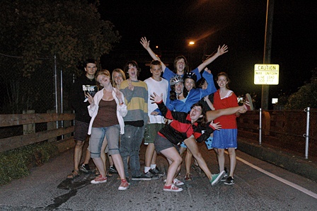 Bottom left: Some of the FEAST students