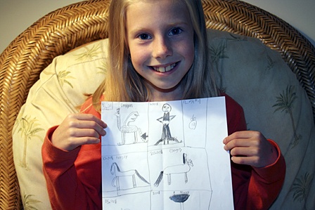 Madison Pollock fundraised using her pencil drawings.