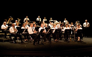The Orcas Island Community Band in concert.