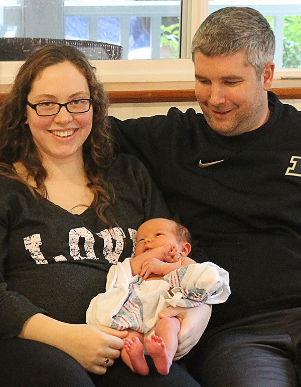 Rylie and Lorne Paulson with their newest addition Dailor