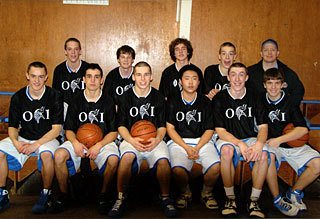 Orcas Vikings junior varsity basketball team.