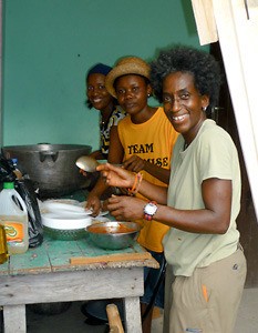 Rosedanie Cadet in Haiti.