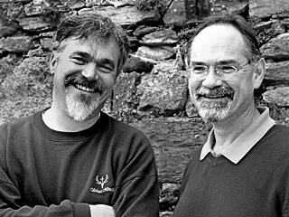 Jeff Johnson (l) and Stephen Lawhead (r) will perform on May 31.