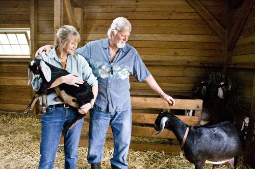 Bill and Jenny Myers of Myers Goat Creamery.
