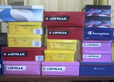 The Sons of the American Legion who kind heartedly purchased 115 pairs of shoes for local children.