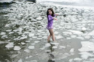 The Polar Bear Plunge of 2009 was a chilly one