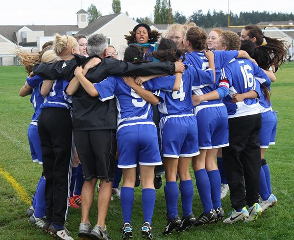 The Lady Vikings soccer team.