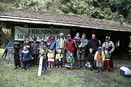 Participants in the fishing derby.