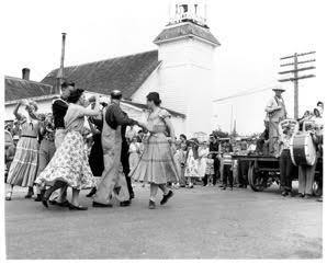 An Orcas church function from long ago.