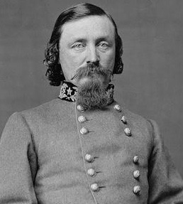 Left: George Pickett was commander of American forces on San Juan Island.