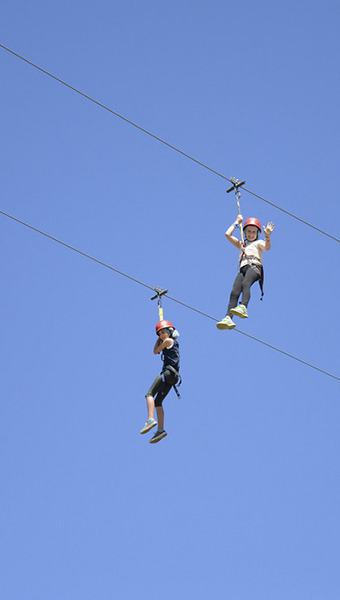YMCA Camp Orkila invites the community to come out and take a ride on its 1000-foot zip line.