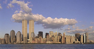 The twin towers in New York CIty