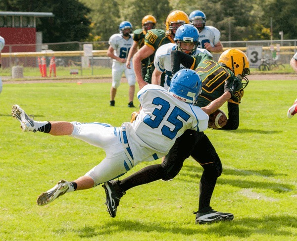 Viking Pasha Bullock during the game.