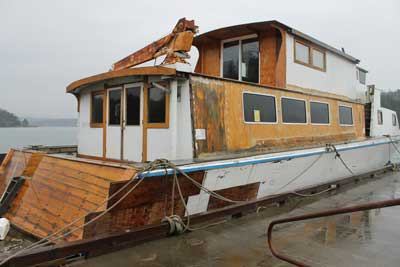 Abandoned and in disrepair