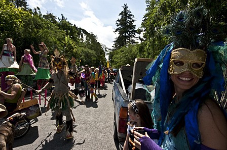 Participants in last year's Summer Solstice parade.