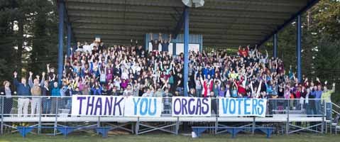 Orcas Island School students