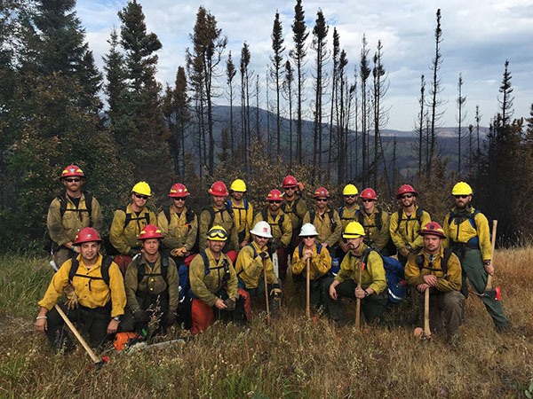 Team Rubicon veteran firefighters on a fire assignment in Alaska