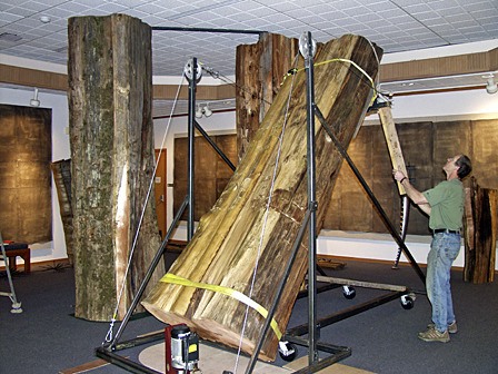 Todd Spalti hard at work on 'Tribute.'