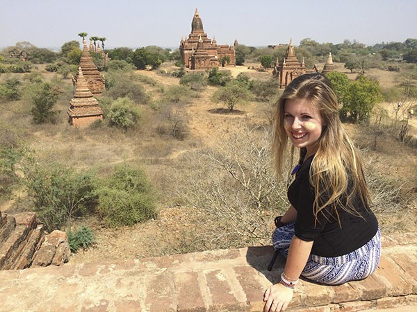 Jessi Gudgell participated in a semester at sea this past spring. She is pictured above in Myanmar.