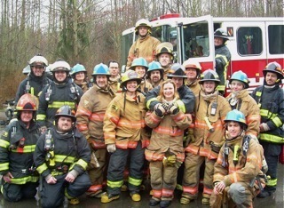 OIFR Recruit class: Bottom Row: Training Division Chief Patrick Shepler