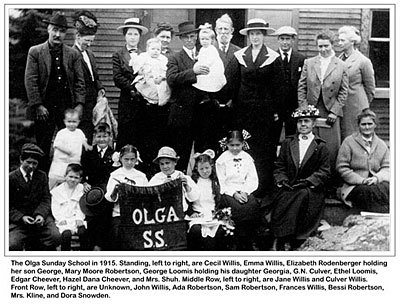 The Olga Community circa 1915.