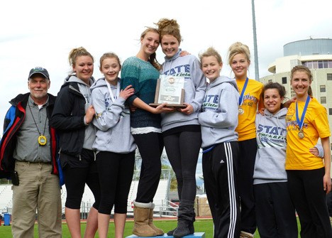 Left to right: Coach Steve Wilbur