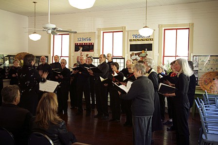 Orcas a Capella performing.