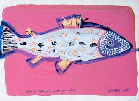 In the Pink Silver Salmon with Gold Fins