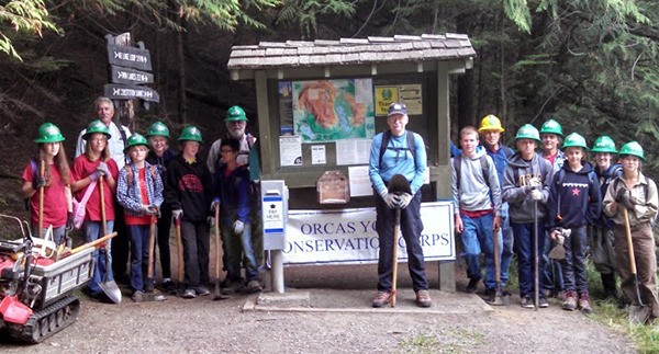 Orcas Island Youth Conservation Corps.