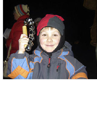 Finn Rubottom enjoys the evening.