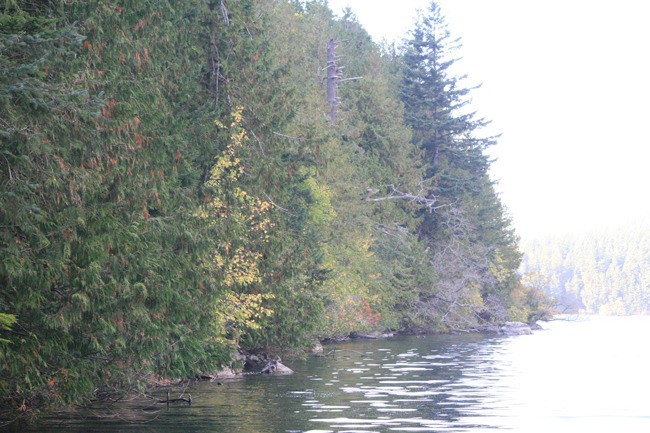 Cascade Lake at Moran State Park.