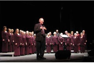 The inter-island concert series Nov. 28 to Nov. 30 by Lopez Sound and Orcas a Cappella was a smashing success. Above left: Lopez Sound. Top and above: Orcas a Capella.