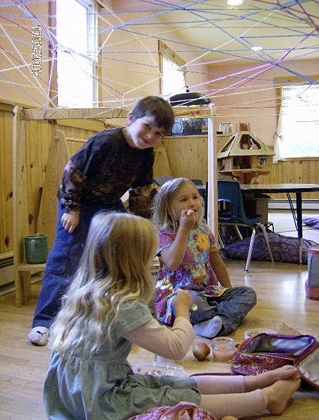 Salmonberry students enjoying themselves.