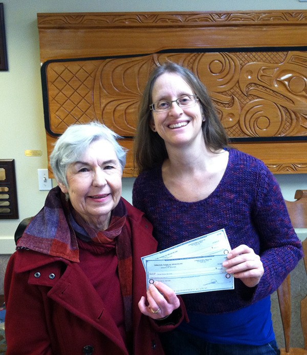 Judy  Schliebus (on the left) of Emmanuel and Jami Mitchell