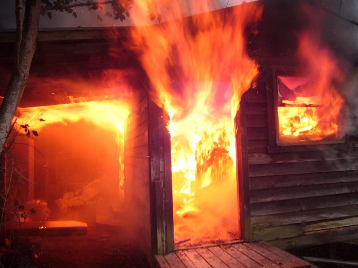 A live fire training exercise.