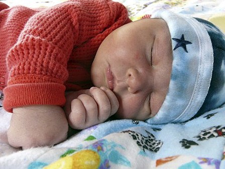 Beck Mahony ... born on May 7.